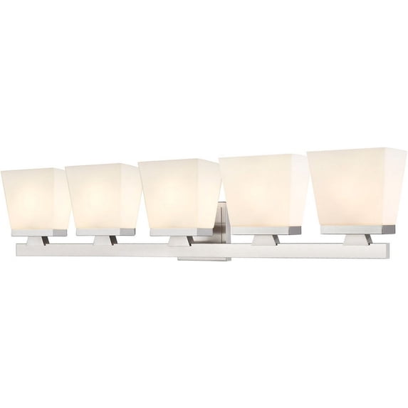 1937-5V-BN-Z-Lite-Astor - 5 Light Bath Vanity In Modern Style-7.75 Inches Tall and 36 Inches Wide-Brushed Nickel Finish
