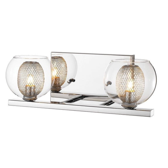 Z-Lite Auge 2-Light Vanity, Chrome