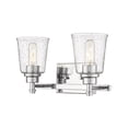 thumbnail image 1 of 464-2V-CH-Z-Lite-Bohin - 2 Light Bath Vanity In Contemporary Style-8.5 Inches Tall and 16 Inches Wide, 1 of 5