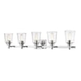 thumbnail image 1 of 5 Light Bath Vanity In Contemporary Style-8.5 Inches Tall And 41.25 Inches Wide Z-Lite 464-5V-Ch, 1 of 5