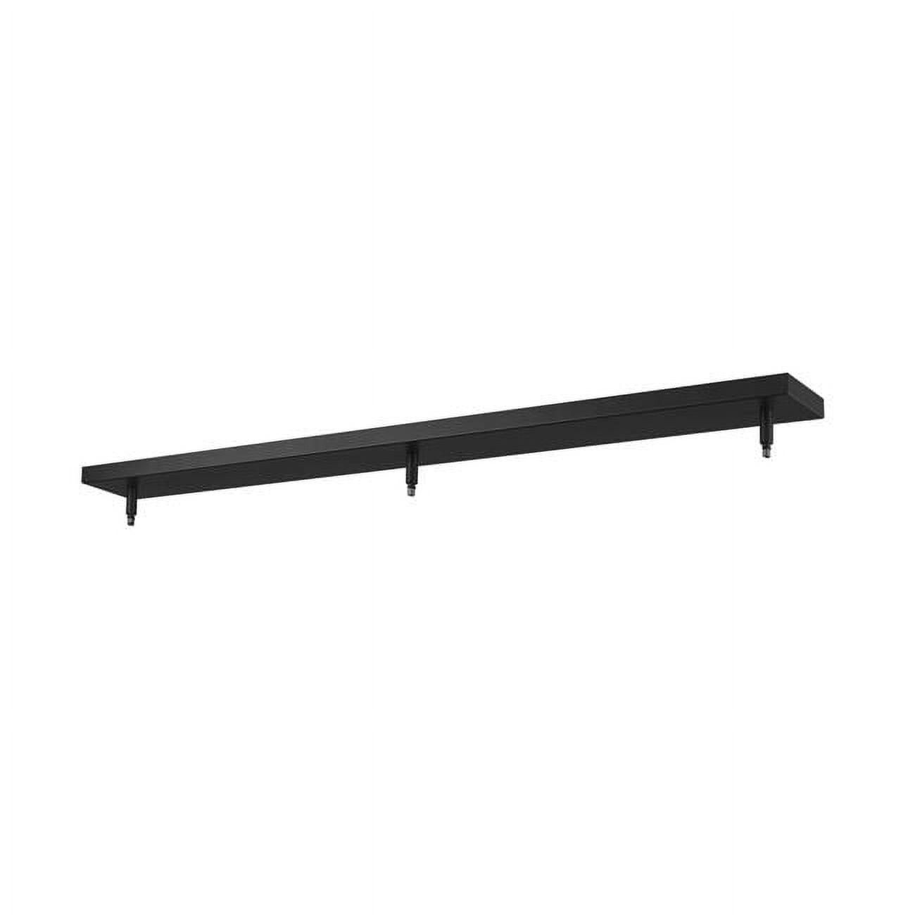 Z Lite CP4403-MB Multi Point Canopy 3 Light Ceiling Plate, Matte Black