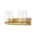 thumbnail image 1 of 2 Light Bath Vanity In Transitional Style-9 Inches Tall And 18.25 Inches Wide Z-Lite 3032-2V-Rb, 1 of 7