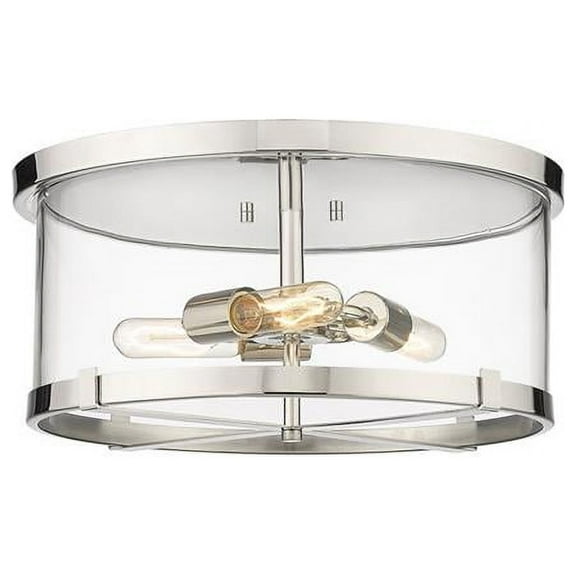 Z-Lite - Callista - 3 Light Flush Mount In Transitional Style-8 Inches Tall and
