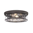 thumbnail image 1 of 493F4-BRZ-Z-Lite-Clarion - 4 Light Flush Mount In Transitional Style-6.25 Inches Tall and 20.75 Inches Wide-Bronze Finish, 1 of 7