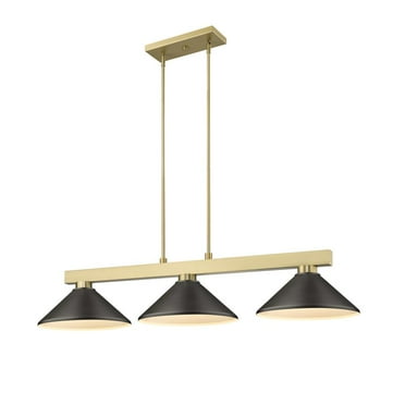 Z-Lite Cobalt 3 Light Billiard, Bronze