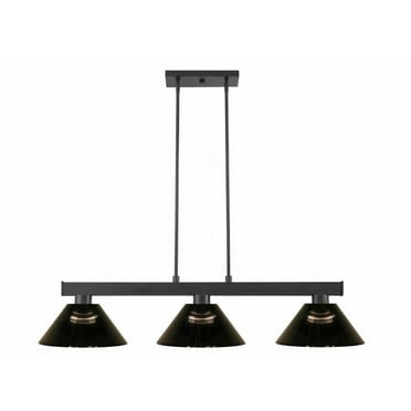 Z-Lite - Cobalt - 3 Light Billiard In Transitional Style-8 Inches Tall and 14