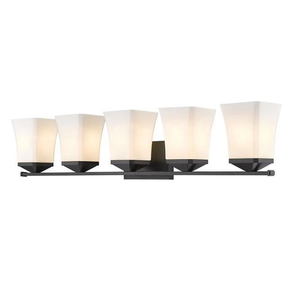 Z-Lite - Darcy - 5 Light Bath Vanity In Traditional Style-7.75 Inches Tall and