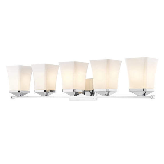 Z-Lite - Darcy - 5 Light Bath Vanity In Traditional Style-7.75 Inches Tall and