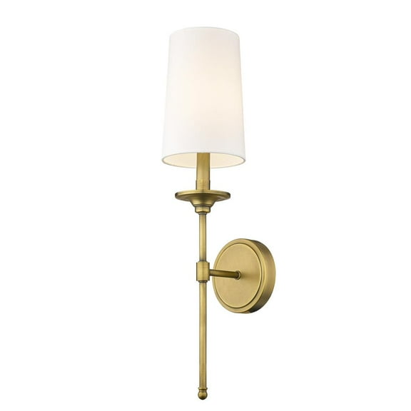 Z-Lite Emily - 1 Light Wall Sconce in Rubbed Brass