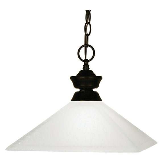 Z-Lite Flatwater 1-Light Pendant, Bronze