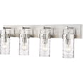 thumbnail image 1 of 3035-4V-BN-Z-Lite-Fontaine - 4 Light Bath Vanity In Transitional Style-11.25 Inches Tall and 34 Inches Wide-Brushed Nickel Finish, 1 of 2