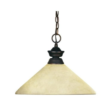 Z-Lite Gideon 1 Light Flush Mount, Etched Opal