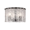 thumbnail image 1 of 1943F12-MB-Z-Lite-Glacier - 3 Light Flush Mount In Contemporary Style-8 Inches Tall and 12.5 Inches Wide-Matte Black Finish, 1 of 7