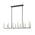 thumbnail image 1 of Z-Lite Haylie 12 Light Steel Island Pendant in Matte Black and Brushed Nickel, 1 of 8