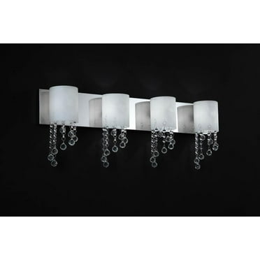 Z-Lite Jewel 4-Light Vanity, Chrome