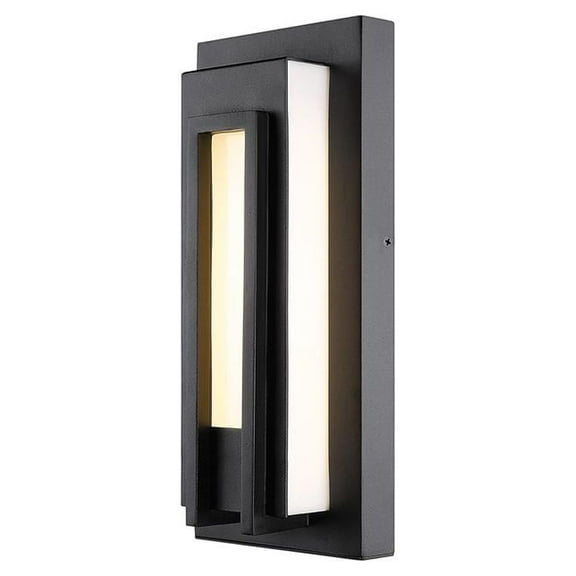 Z-Lite - Keaton - 12W 1 LED Outdoor Wall Sconce In Modern Style-12.5 Inches Tall