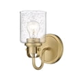 thumbnail image 1 of 340-1S-HG-Z-Lite-Kinsley - 1 Light Wall Sconce In Transitional Style-9.5 Inches Tall and 5.25 Inches Wide-Heirloom Gold Finish, 1 of 7