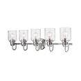 thumbnail image 1 of 5 Light Bath Vanity In Transitional Style-9.5 Inches Tall And 35 Inches Wide-Chrome Finish Z-Lite 340-5V-Ch, 1 of 7