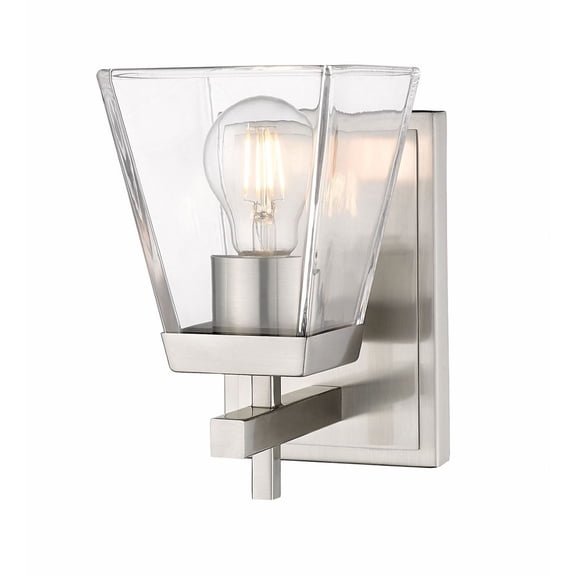 819-1S-BN-Z-Lite-Lauren - 1 Light Wall Sconce In Traditional Style-8.5 Inches Tall and 5 Inches Wide-Brushed Nickel Finish