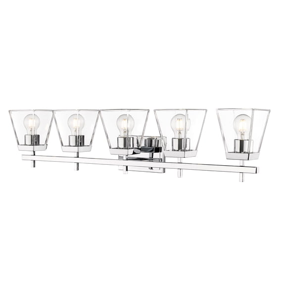 Z-Lite - Lauren - 5 Light Bath Vanity In Traditional Style-8.5 Inches Tall and