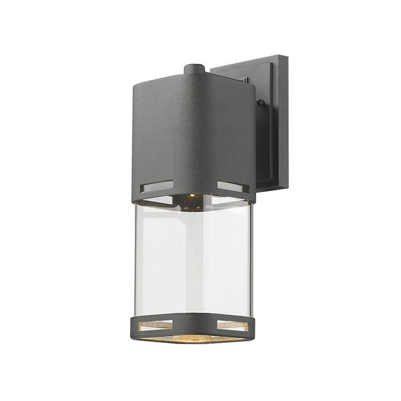 Z-Lite Lestat 13.875" Outdoor LED Wall Light in Black