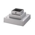 thumbnail image 1 of Z-Lite SQPM-SL Outdoor Pier Mount Silver, 1 of 2