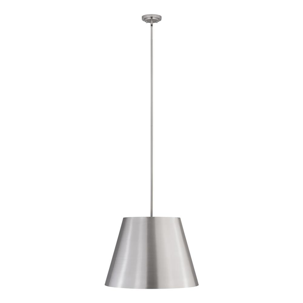 Z-Lite Lilly 1 Light Pendant, Brushed Nickel - Walmart.com