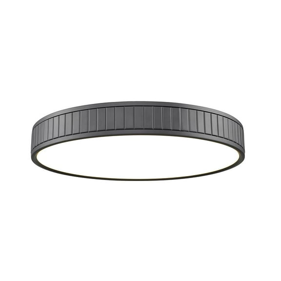 Z-Lite Madison 1 Light Flush Mount, Frosted