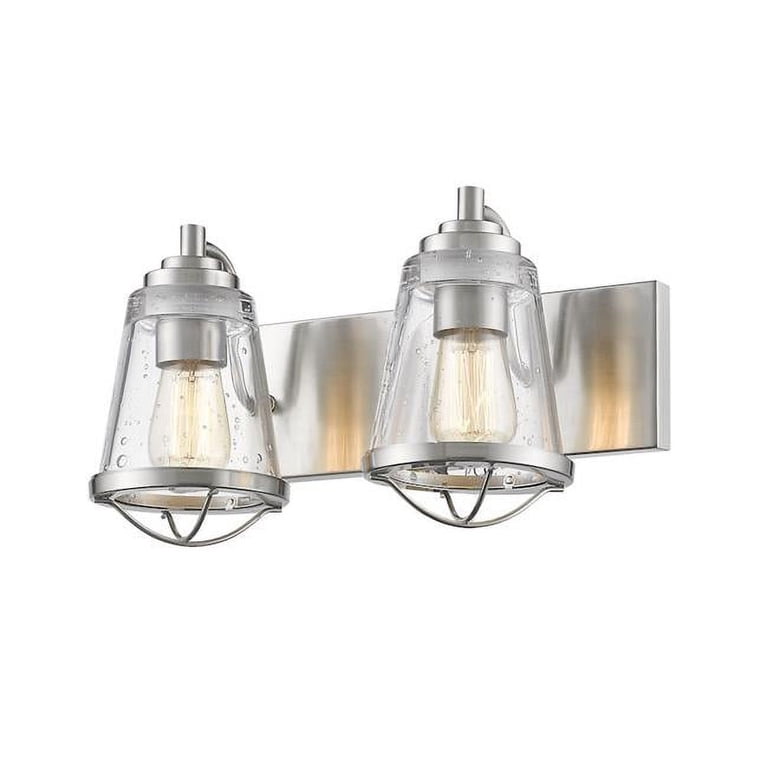 Marin☆* Z-Lite Mariner 2 Light Vanity Light in Brushed Nickel - Walmart.com