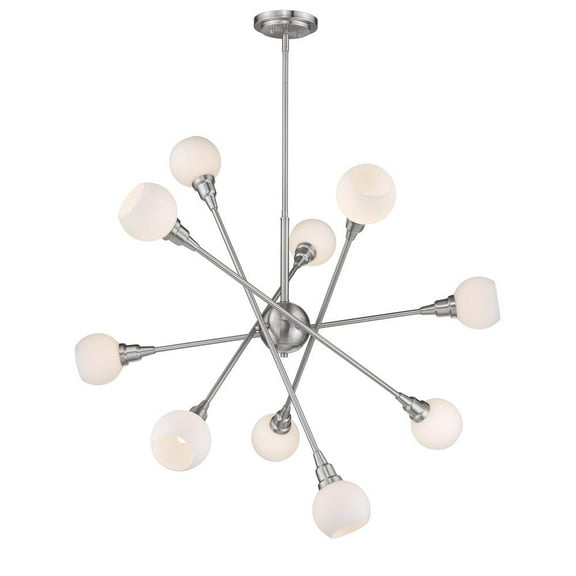 Z-Lite Mason 1 Light Mini Pendant in Brushed Nickel