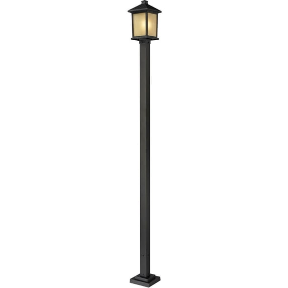 Z-Lite Holbrook Outdoor Post Light in Oil Rubbed Bronze