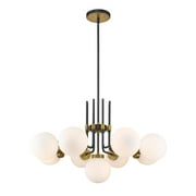 Z-Lite - Parsons - 9 Light Chandelier in Retro Style - 32 Inches Wide by 97.75