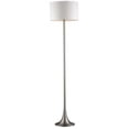 thumbnail image 1 of Z-Lite Portable 1-Light Floor Lamp, Brushed Nickel, 1 of 4