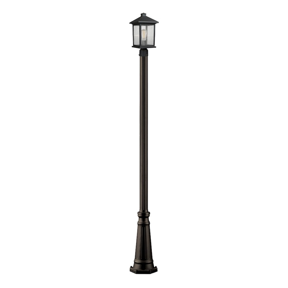 Z-Lite Portland 1 Light Outdoor Post Light in Oil Rubbed Bronze