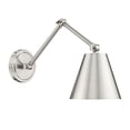 thumbnail image 1 of 347S-BN-Z-Lite-Regent - 1 Light Wall Sconce In Industrial Style-7.5 Inches Tall and 7.5 Inches Wide-Brushed Nickel Finish, 1 of 2