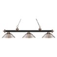 thumbnail image 1 of Z-Lite Riviera 200-3 Kitchen Island/Billiard Light with Stepped Metal Shades, 1 of 2