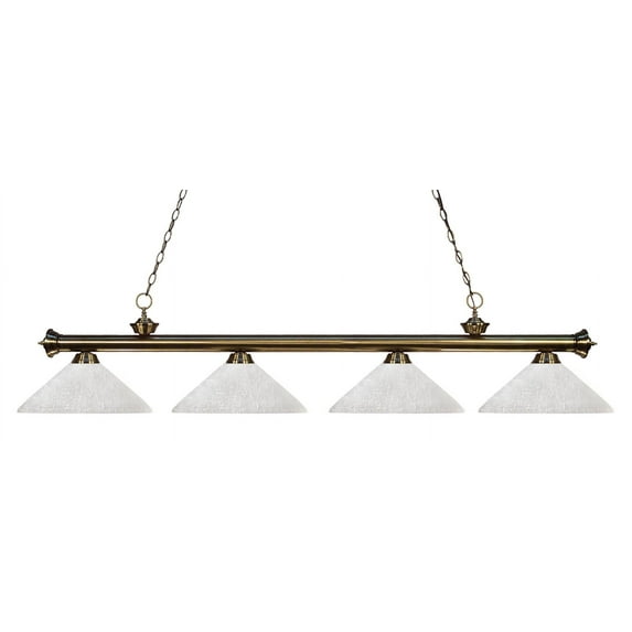 Z-Lite Riviera 200-4-AWL14 Billiard/Island Light