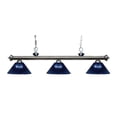 thumbnail image 1 of Z-Lite - Riviera - 3 Light Island/Billiard   Gun Metal Finish with Dark Blue, 1 of 2
