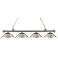 thumbnail image 1 of Z-Lite Riviera 4 Light Billiard Light in Brushed Nickel, 1 of 6