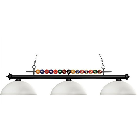3 Light Island/Billiard In Billiard Style 14 Inches Wide By 15 Inches High Z-Lite 170Mb-Dmo14