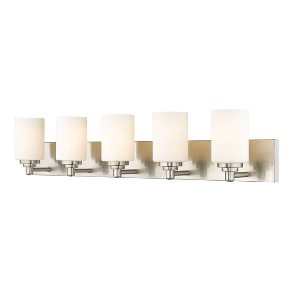 485-5V-BN-Z-Lite-Soledad - 5 Light Bath Vanity-7.5 Inches Tall and 38.75 Inches Wide-Brushed Nickel Finish