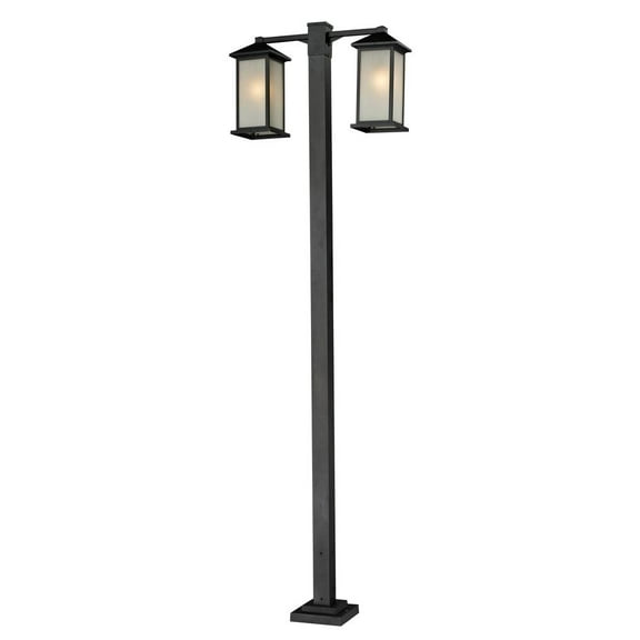 Z-Lite - Talbot - 1 Light Outdoor Square Pier Mount Lantern in Traditional Style