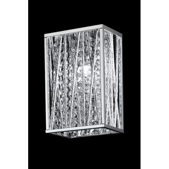 Z-Lite Terra 1-Light Wall Sconce, Chrome