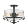 thumbnail image 1 of Z-Lite - Trestle - 3 Light Flush Mount in Industrial Restoration Style - 11, 1 of 5