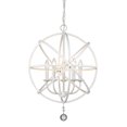 thumbnail image 1 of Z-Lite Tull 5-Light Chandelier, Matte White, 1 of 4