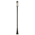thumbnail image 1 of Z-Lite Woodland Outdoor Post Light in Oil Rubbed Bronze, 1 of 4