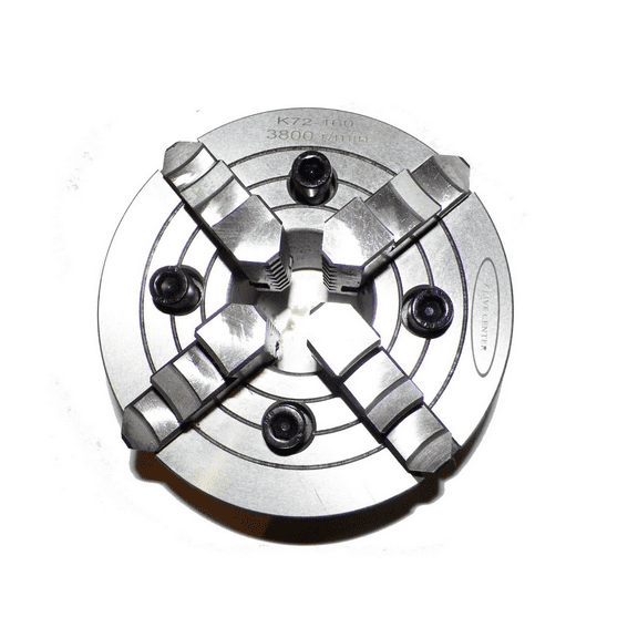 Z Live Center 6" (6 inch) 4 Jaw Independent Lathe Chuck
