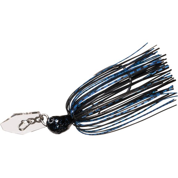 Z-Man Chatterbait Jackhammer Stealthblade Bladed Jig Black Blue 3/8 oz