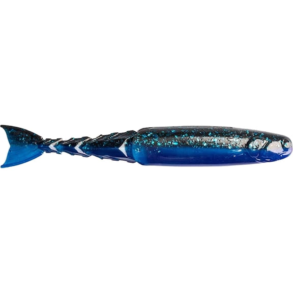 Z-Man Chattershad 3.5" Swimbait Black/Blue Laminate