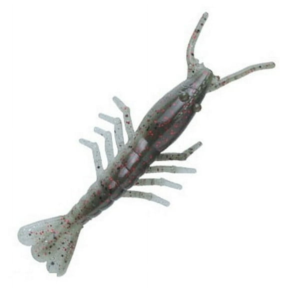 Z-Man 3" Scented Shrimpz Soft Plastic Fishing Lure, Redbone, 5 Count, SSHRP3266PK5